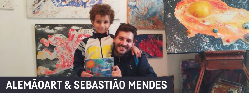 Besuch renommierter Künstler: Alemão Art und Sebastião Mendes