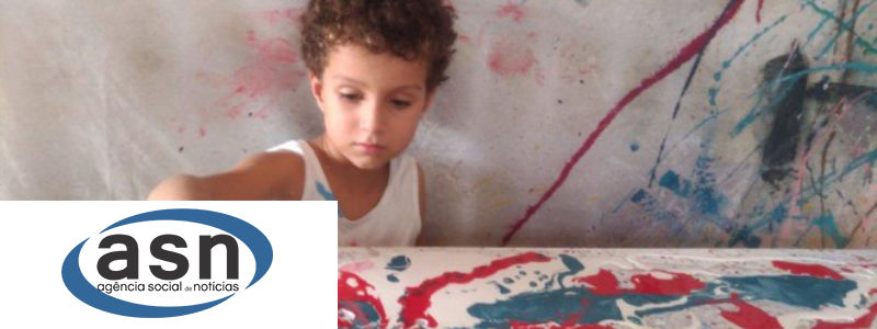 Aaron ist fünf Jahre alt und eröffnet diesen Sonntag seine erste Ausstellung in Campinas